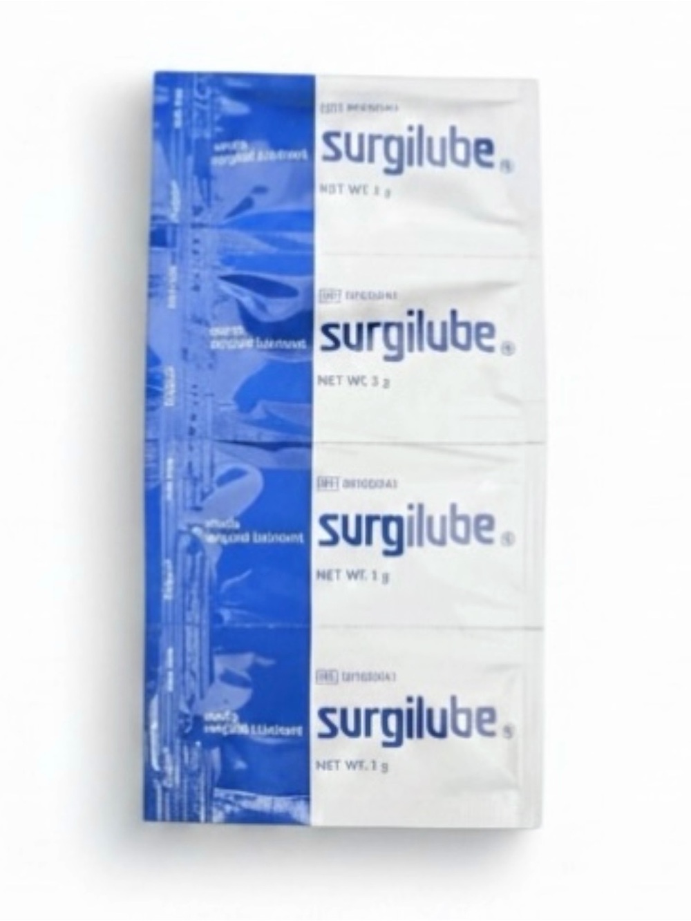 4 Packets of SURGILUBE Lubricant Packs